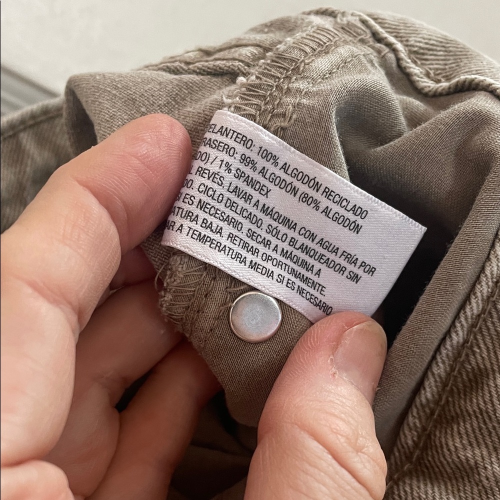 Wild Fable High Rise Button-Fly Jeans in Tan - Picture 9 of 16